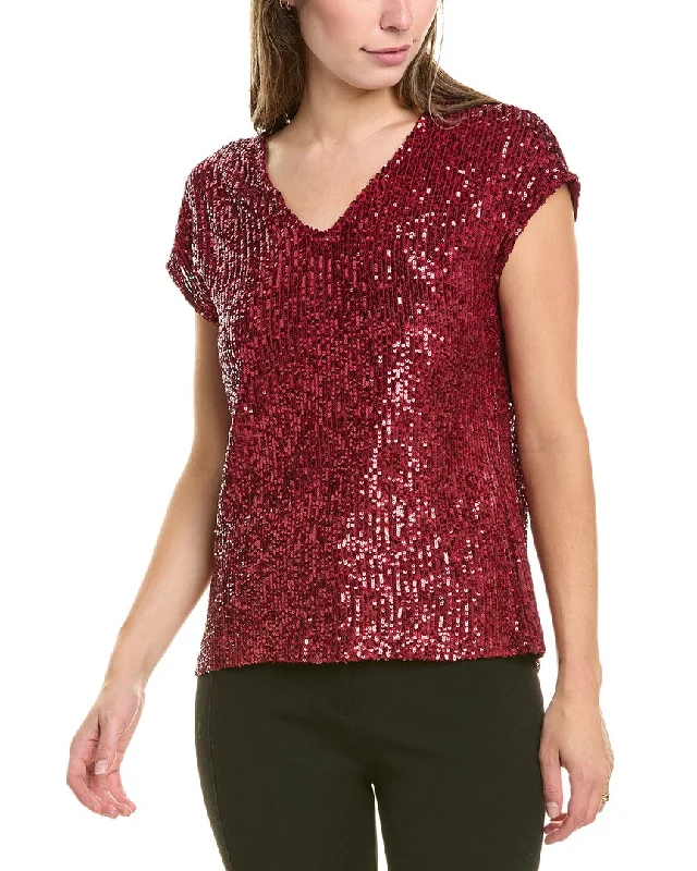 Don't Miss Out Vince Camuto Sequin Blouse