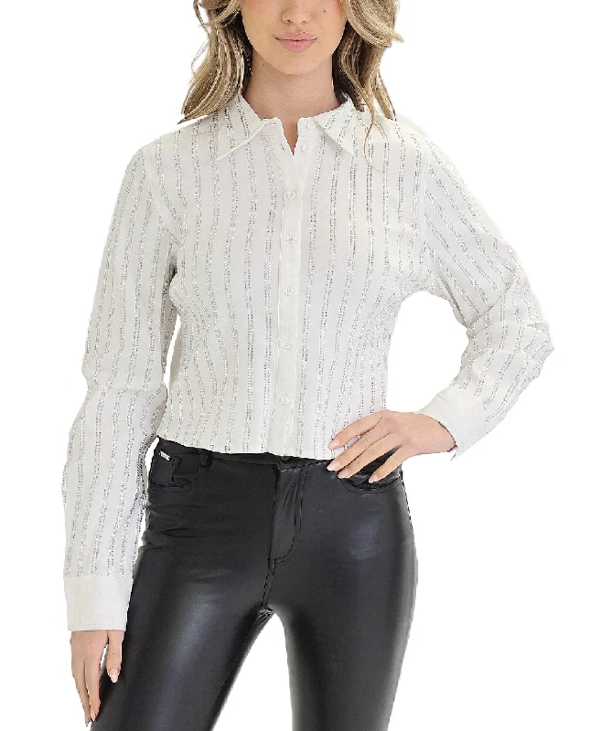 Trendsetting Threads Crystal Striped Blouse