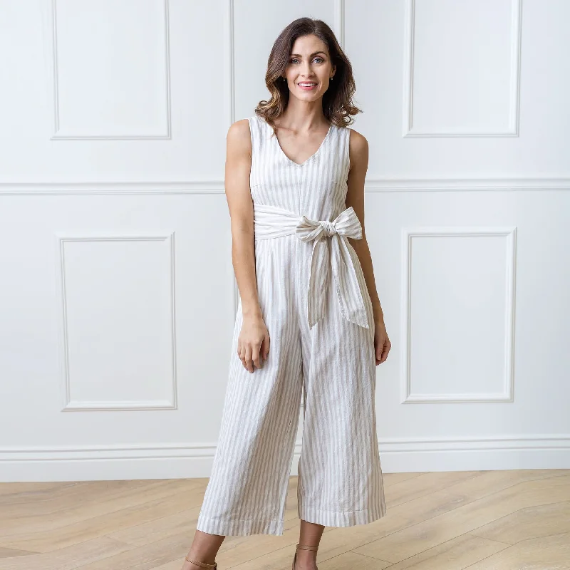 Wardrobe Update Tie-Waist Wide Leg Jumpsuit