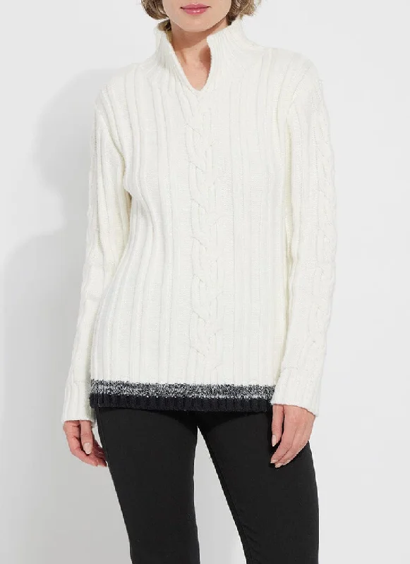 Women Wear Brands Cozy Cable Alana Sweater