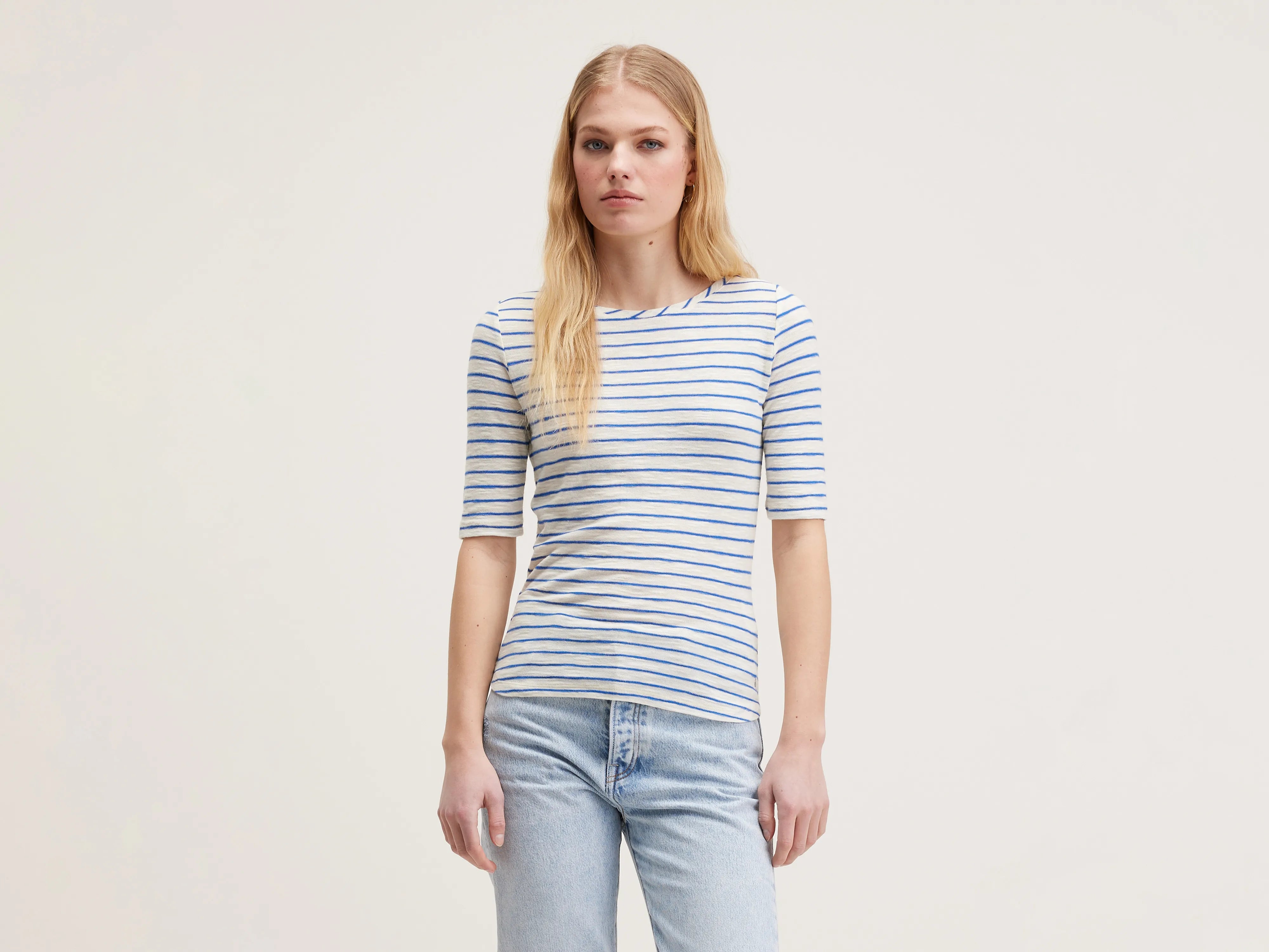 Explore What's New Seas slim t-shirt (242 / W / STRIPE A)