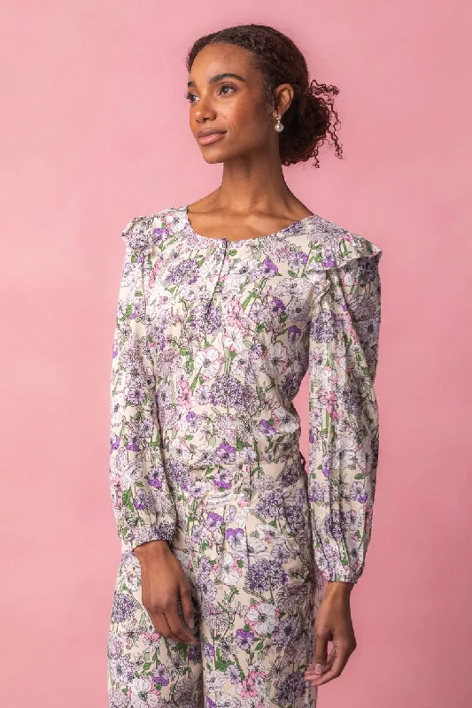 Travel Essentials Lo Blouse in Floral Bloom - FINAL SALE