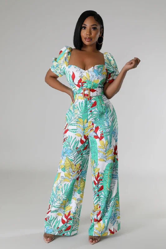 Sale Clearance Flower World Jumpsuit