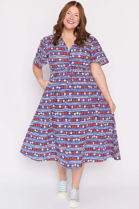 Women Fashion Marley Cotton Adoring Apples Dress