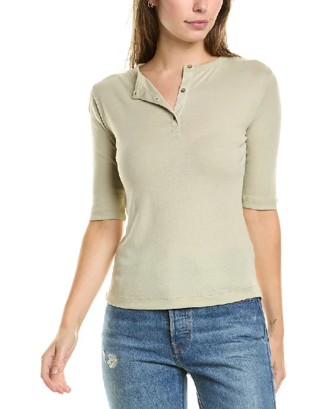 Clothes For Women Vince Henley T-Shirt