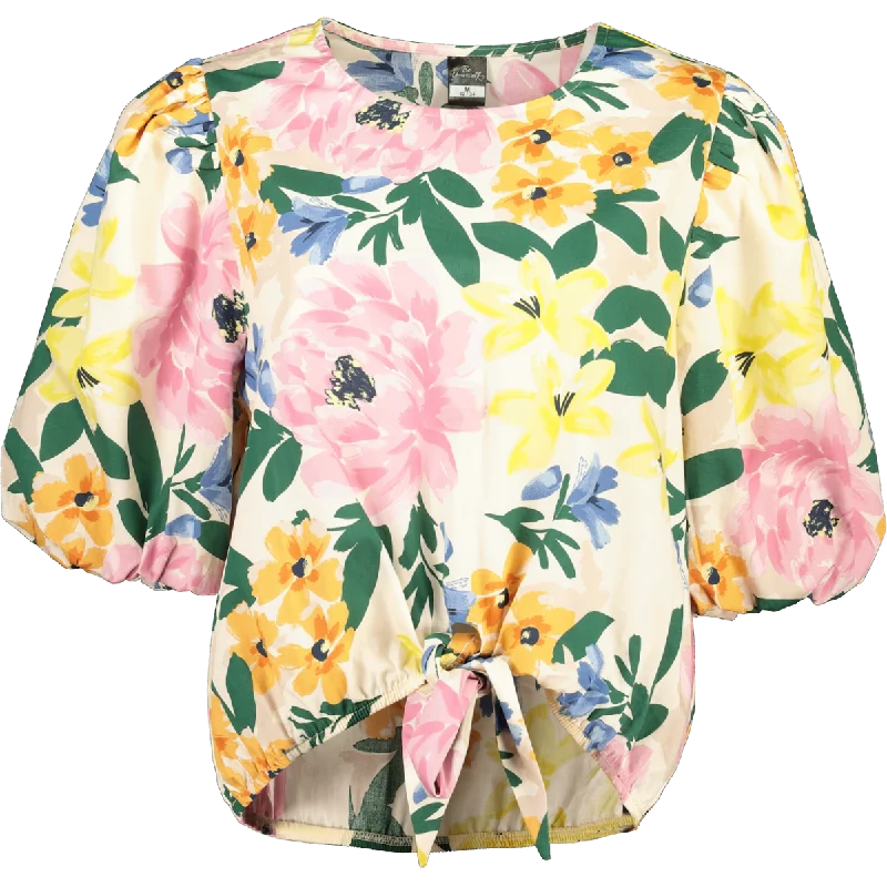 Online Boutiques Best Woven Floral Print Blouse