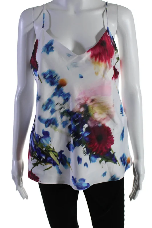 Shop Our Looks Club Monaco Womens Floral Kora Cami White