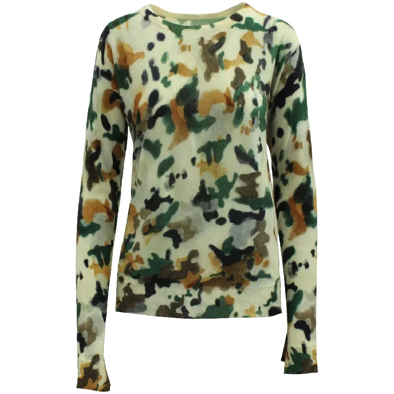 Seasonal Sale Zadig and Voltaire Camo Sweater in Multicolor Cashmere