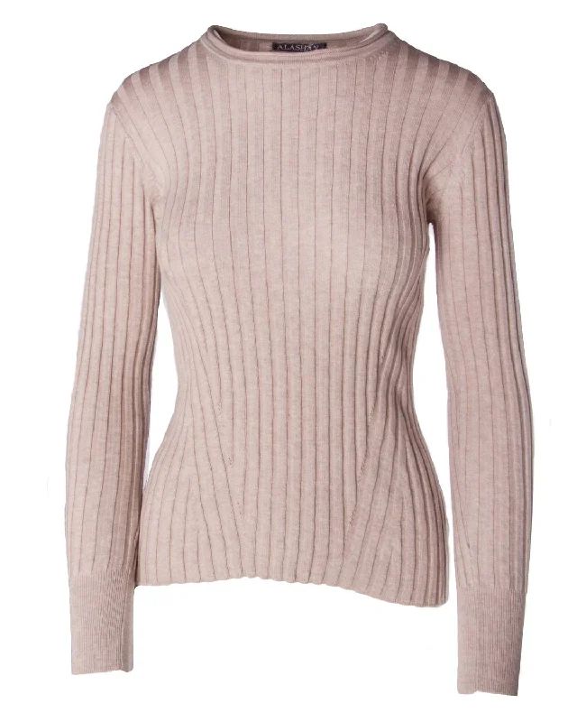 Stupidly Low Prices Women's Blair Ribbed Sweater In Biscotti