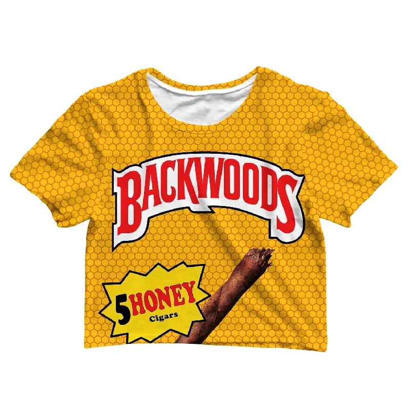 Women's Fashion Clothing Backwoods Honey Crop Tee