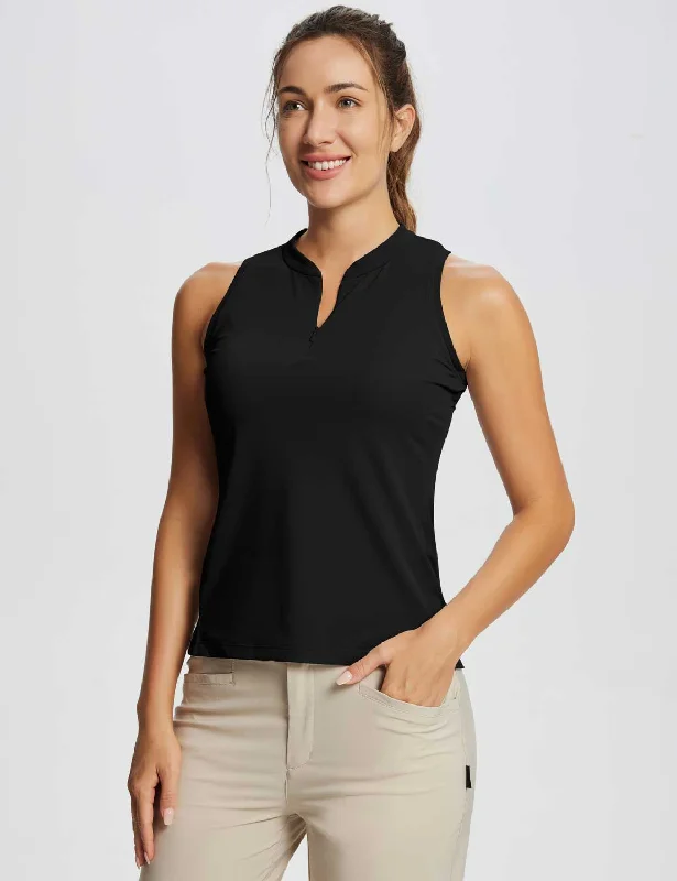 The Epitome Of Modern Women's Fashion Flyleaf UPF50+ Sleeveless Golf Top