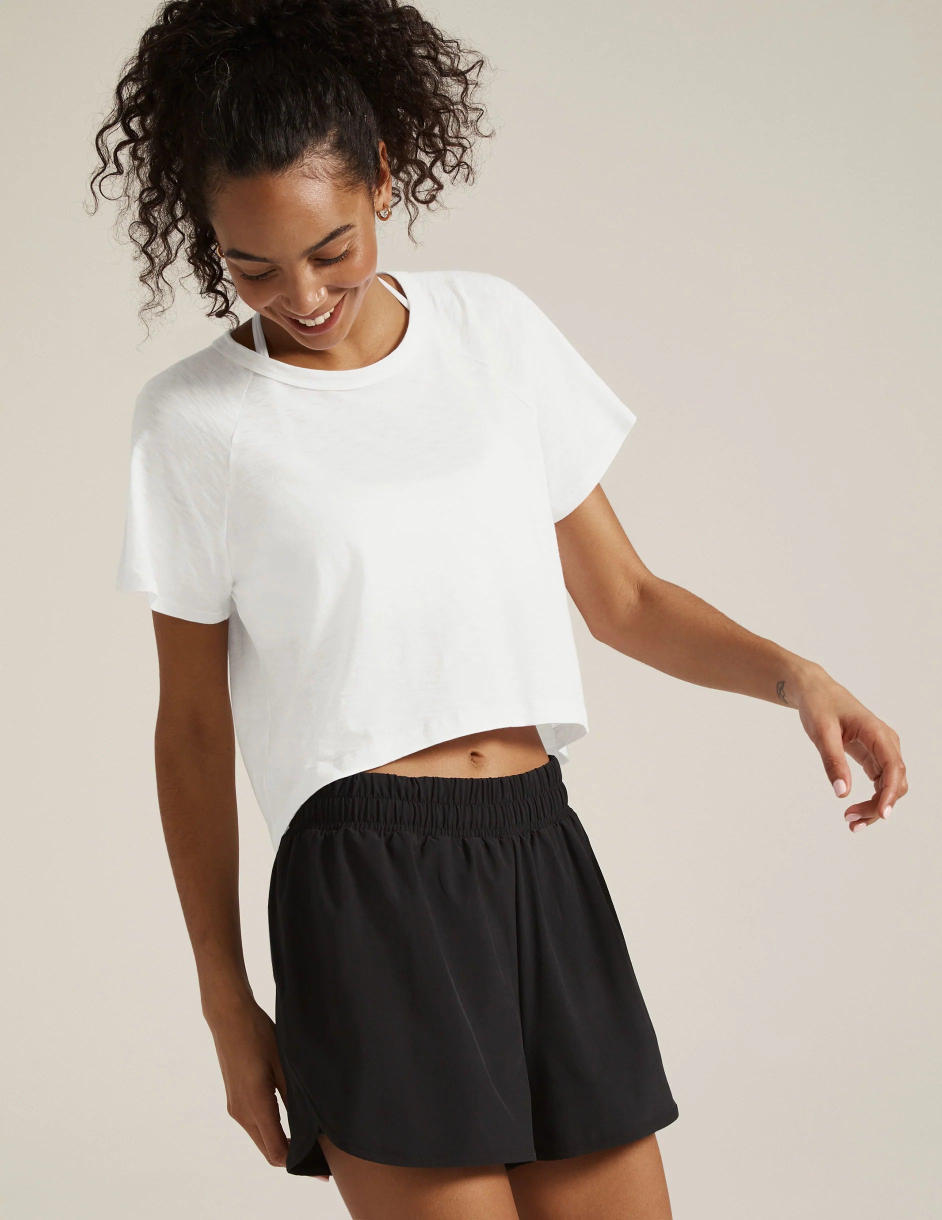 Sale Event, Prices Rock Beyond Yoga High Low Cropped Tee