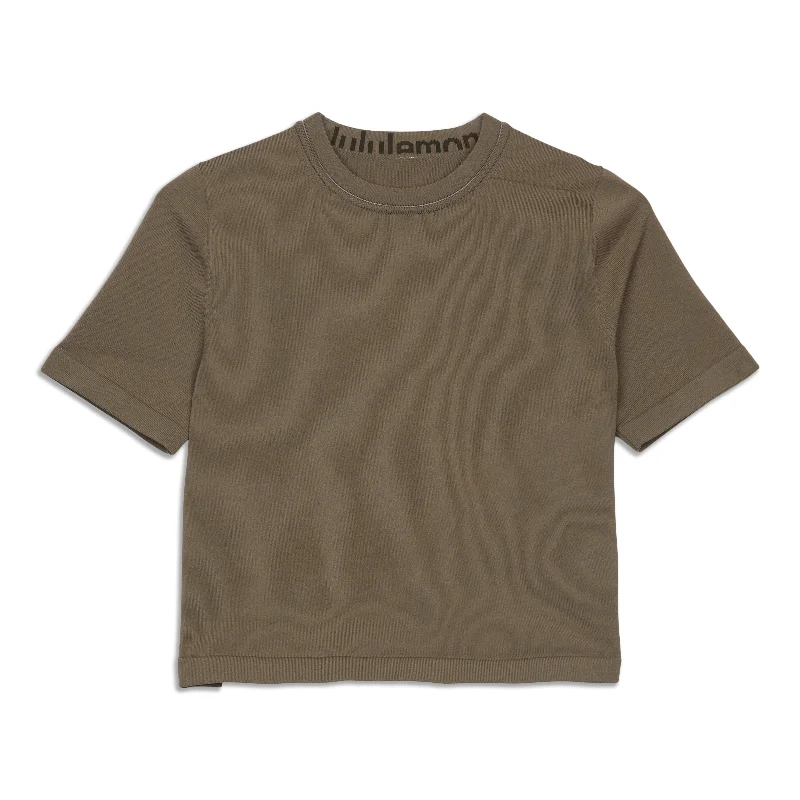 Trendsetting Threads Boxy Knit T-Shirt - Resale