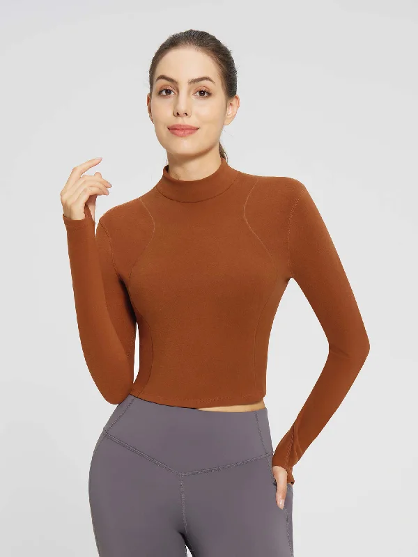 Style Breakthroughs Laureate Turtle Neck Cropped Top