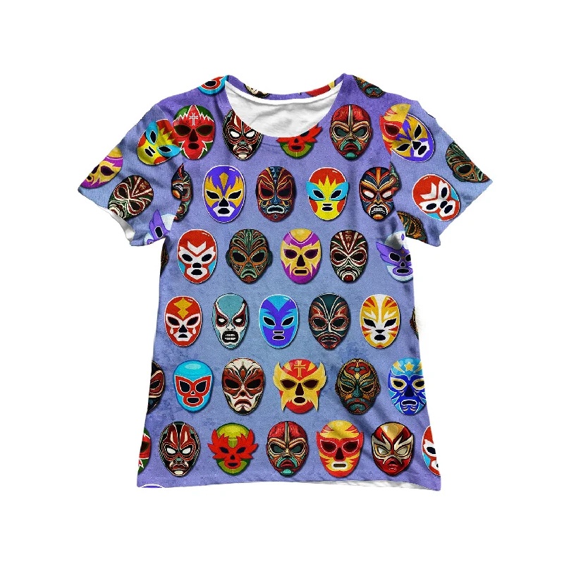 Sophisticated Style Lucha Libre Mask Women's Tee