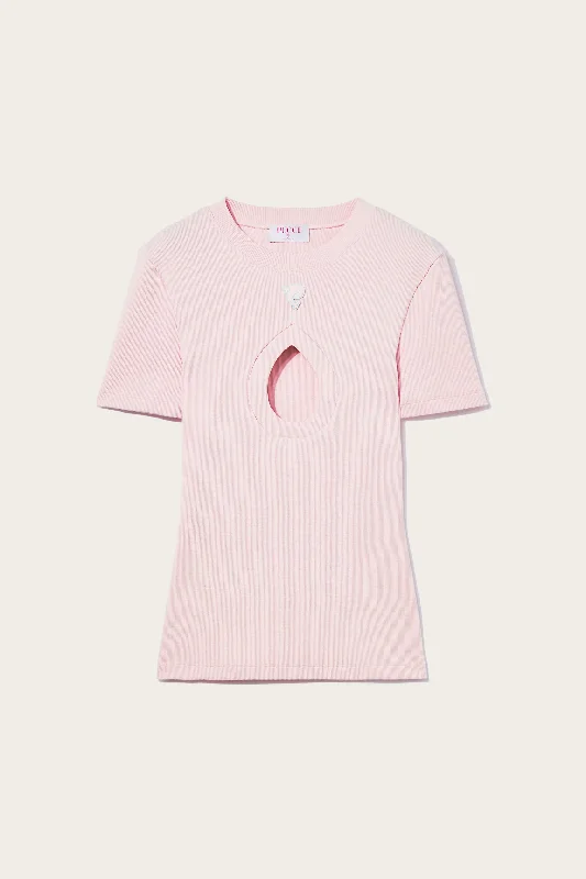 Clothes Woman Pucci P Ribbed-Knit T-Shirt