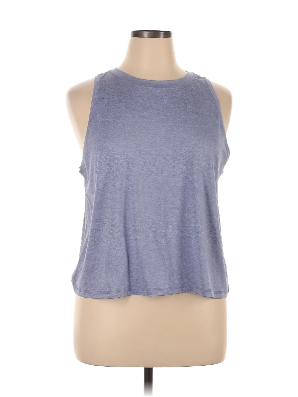 Relaxed Fit Women's Fashion Sleeveless T Shirt