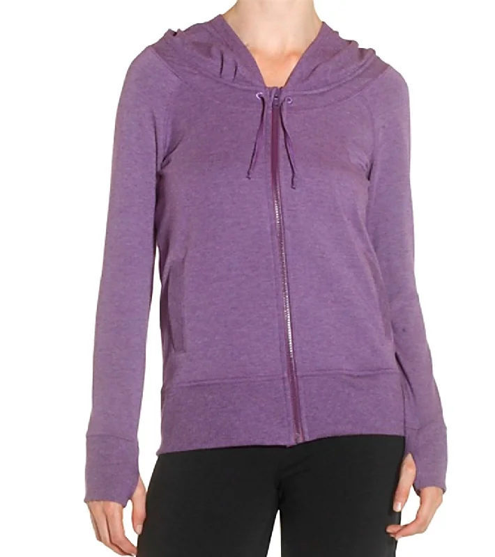 Elegant Attire For The Modern Lady Tonic Women's Breaker Yoga Hoodie Thistle