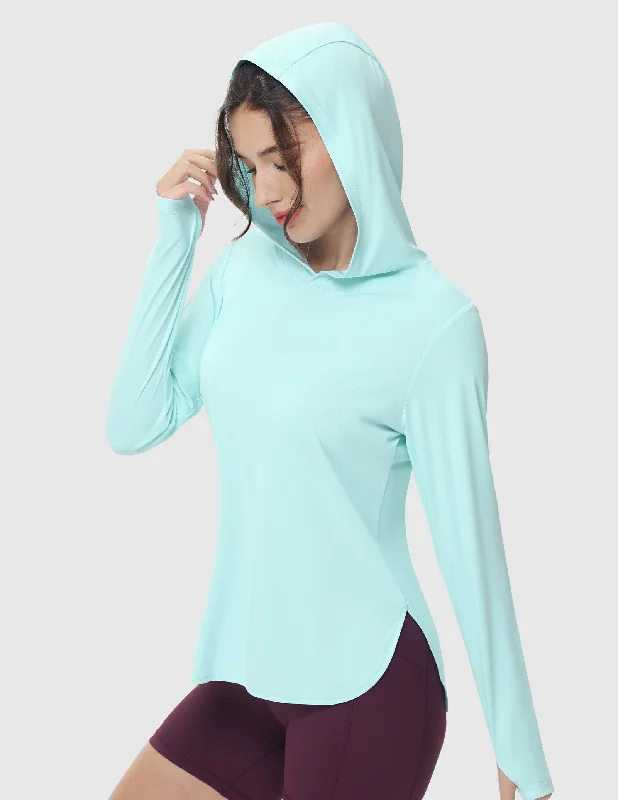 Hot Picks Womens UPF 50+ Sun Protection Hoodie Shirts