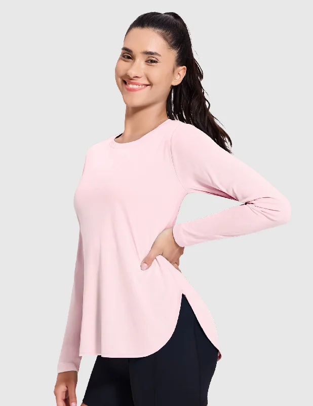 Women's High Street Fashion Women's UPF 50+ Sun Shirts Athletic Dry Fit Tops